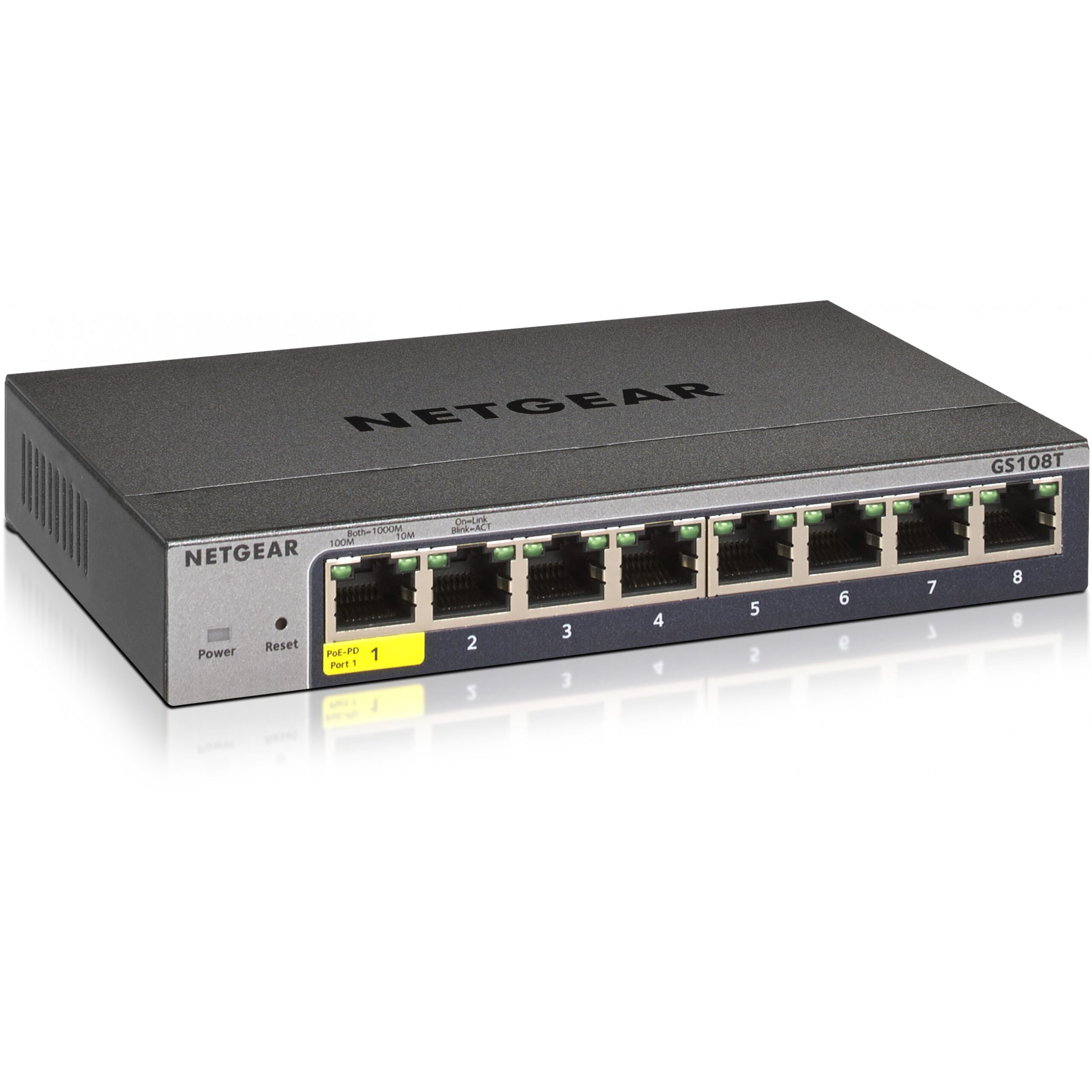 Switch 8P Netgear GS108Tv3 M RM