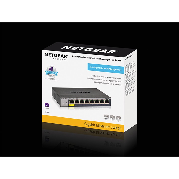 Switch 8P Netgear GS108Tv3 M RM - Figura 3