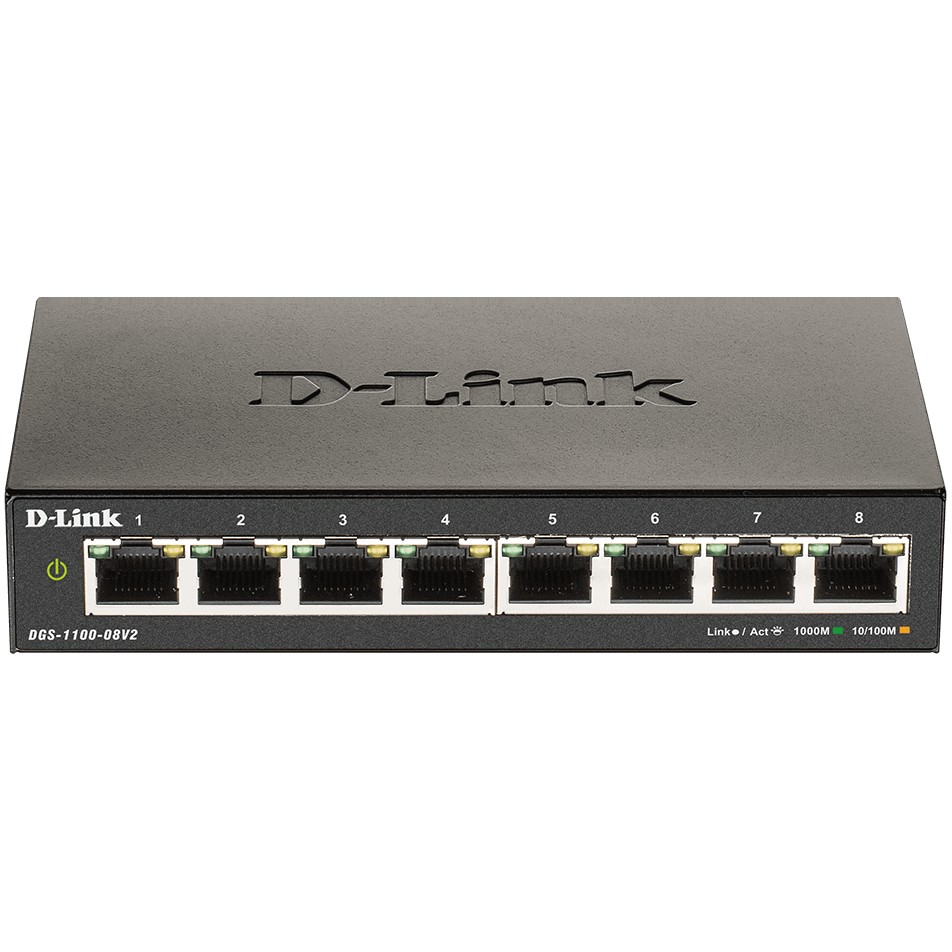 Switch D-Link DGS-1100-08V2 M, 8 porte