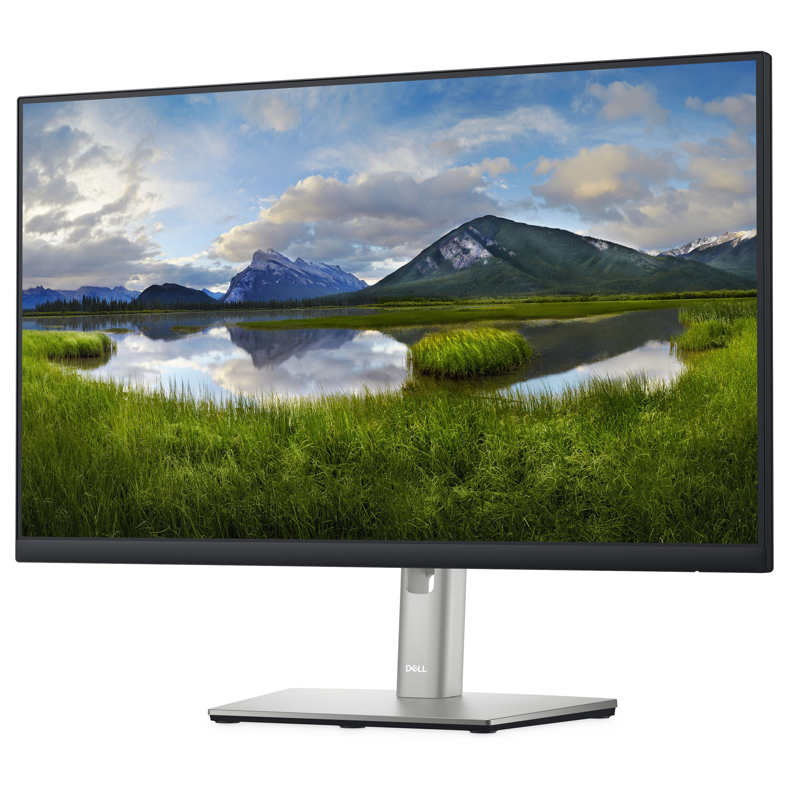 Monitor DELL-P2422H / 23.8" / Full HD IPS / LCD / 60 Hz / 8 ms / HDMI+USB+DP+VGA+HDCP - Zezë/Argjend - Figura 2