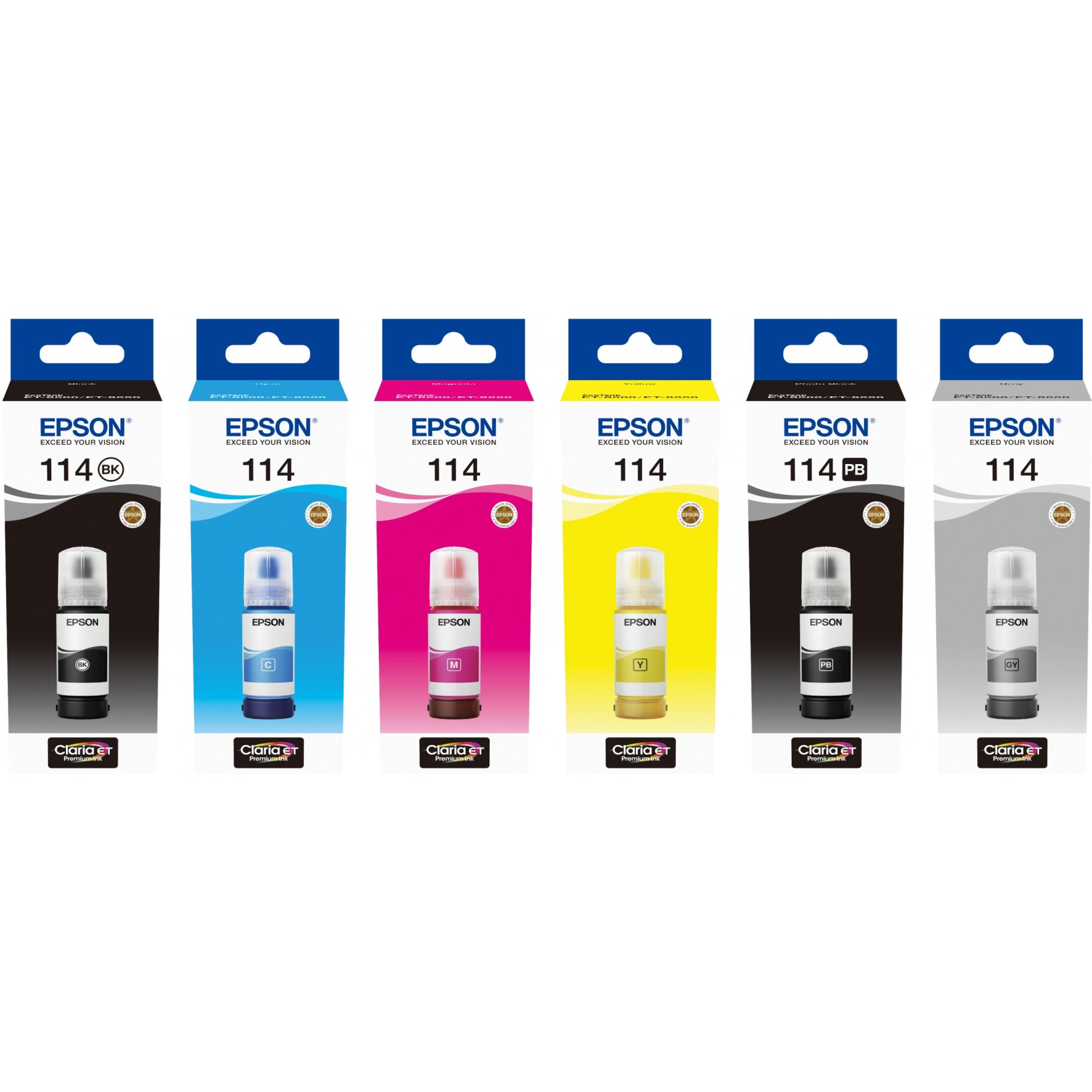 INK Epson 114 EcoTank Ink Bottle C13T07B540 – Gray, 70ml - Figura 3