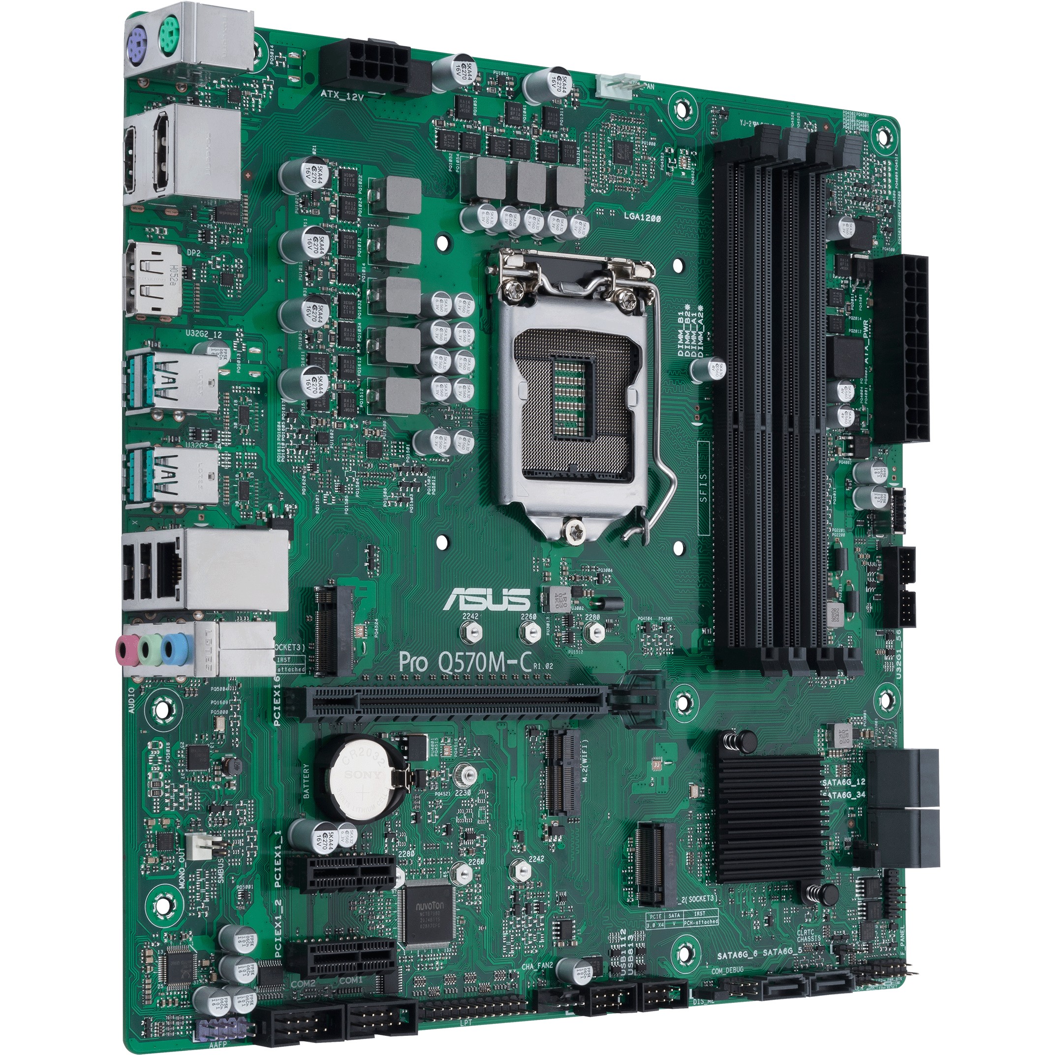 Pllakë amë Intel 1200 ASUS PRO Q570M-C/CSM - Figura 4