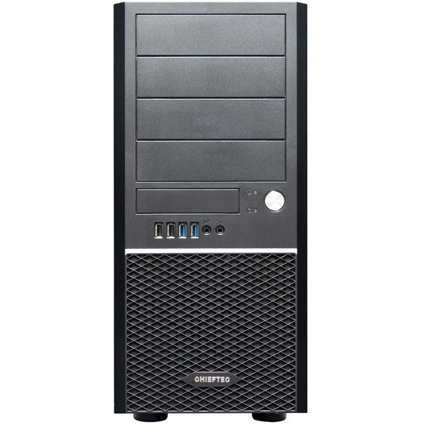 Kasë Chieftec Classic Series CM-25B-OP Midi Tower - Zezë - Figura 3