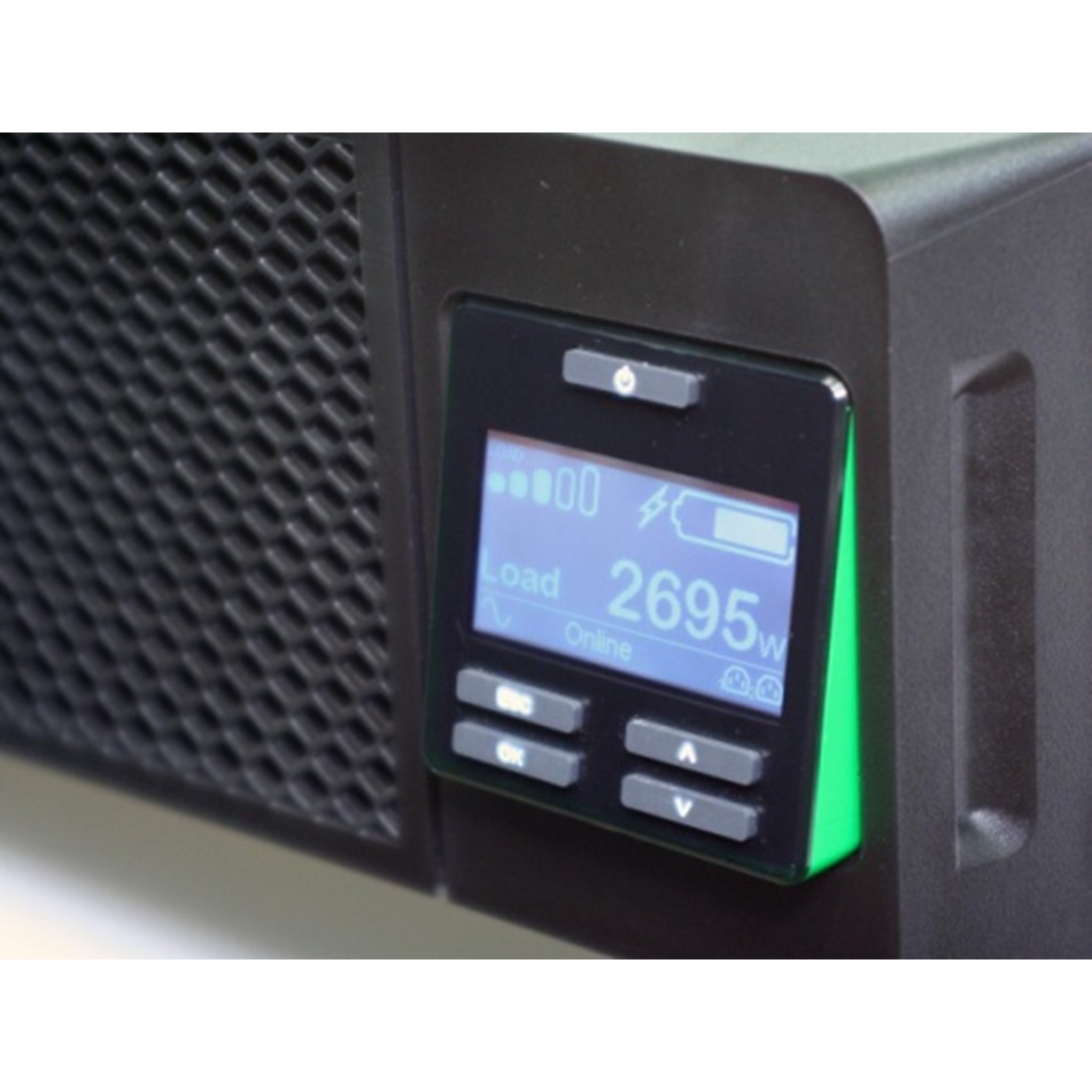 APC Smart-UPS SRT1500RMXLI – 1500VA 1500W Online Double Conversion UPS with Zero Transfer Time, Pure Sine Wave Output, 2U Rack/Tower Design & Enterprise Network Management for Critical IT Systems - Figura 5