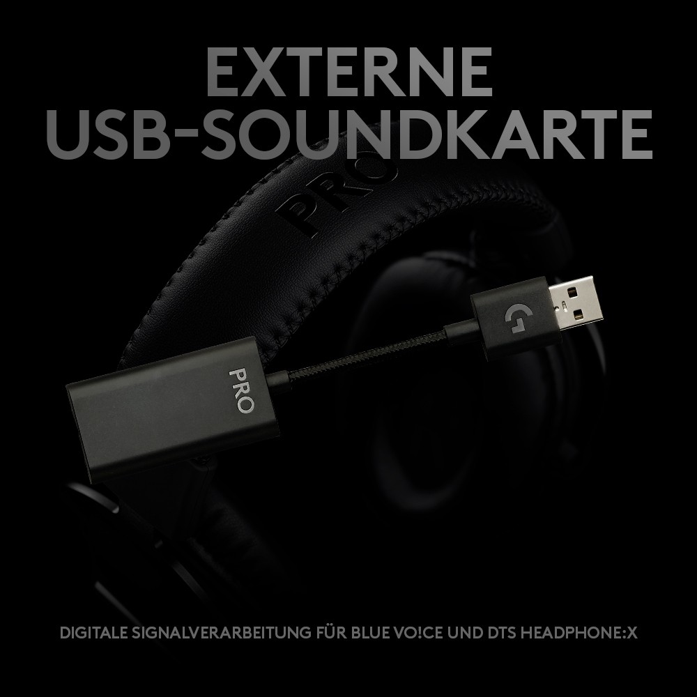 Kufje Gaming Logitech G Pro X Wireless e zezë - Figura 4