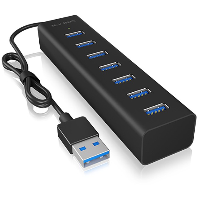 Hub ICY BOX IB-HUB1700-U3 USB 3.0, 7 porte, 7xUSB 3.0