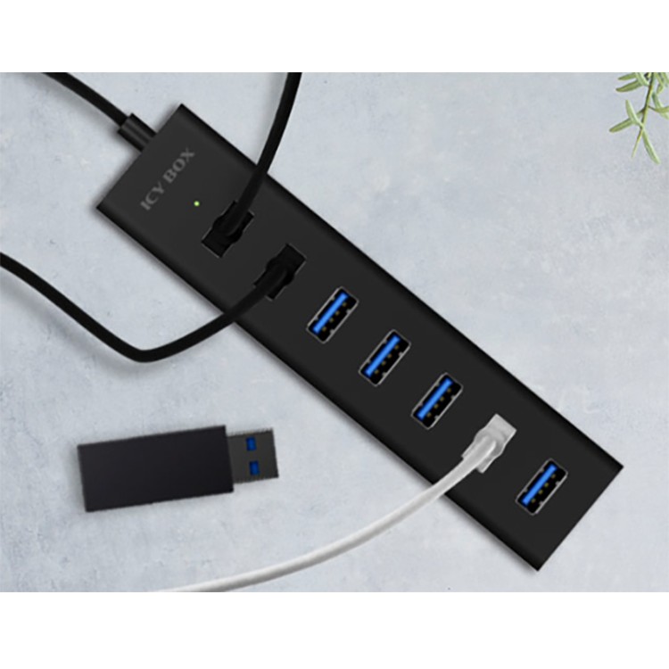 Hub ICY BOX IB-HUB1700-U3 USB 3.0, 7 porte, 7xUSB 3.0 - Figura 4