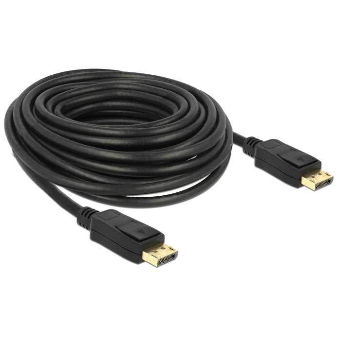 Kabllo DisplayPort DELOCK 1.2 / St–St / 10m / 4K / 60Hz - Zezë - Figura 2