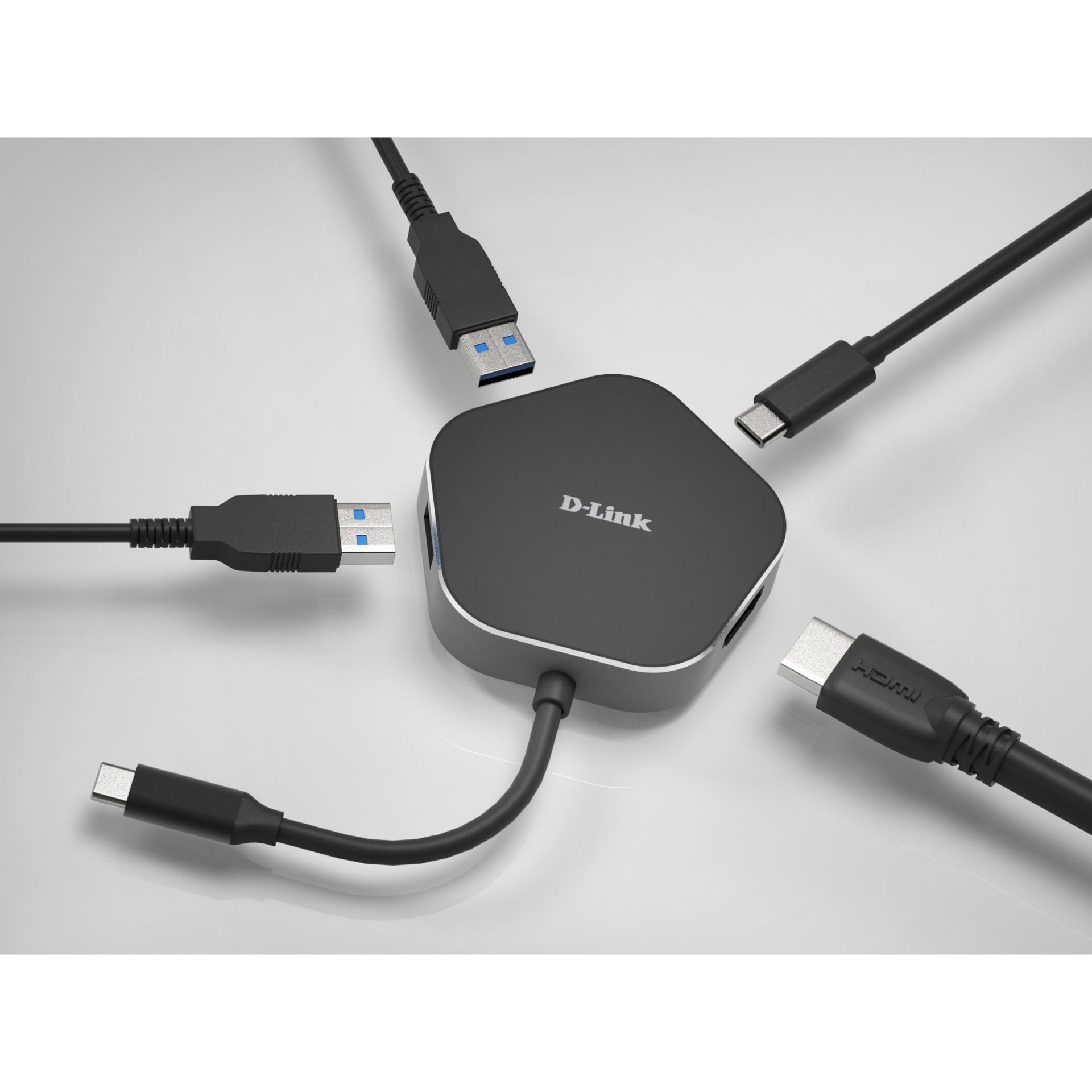 HUB USB‑C D‑Link DUB‑M420 / 2‑Port / USB‑C + HDMI / Pasiv - Zezë - Figura 2