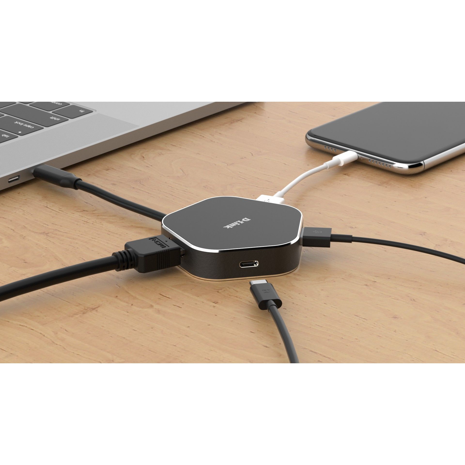 HUB USB‑C D‑Link DUB‑M420 / 2‑Port / USB‑C + HDMI / Pasiv - Zezë - Figura 3