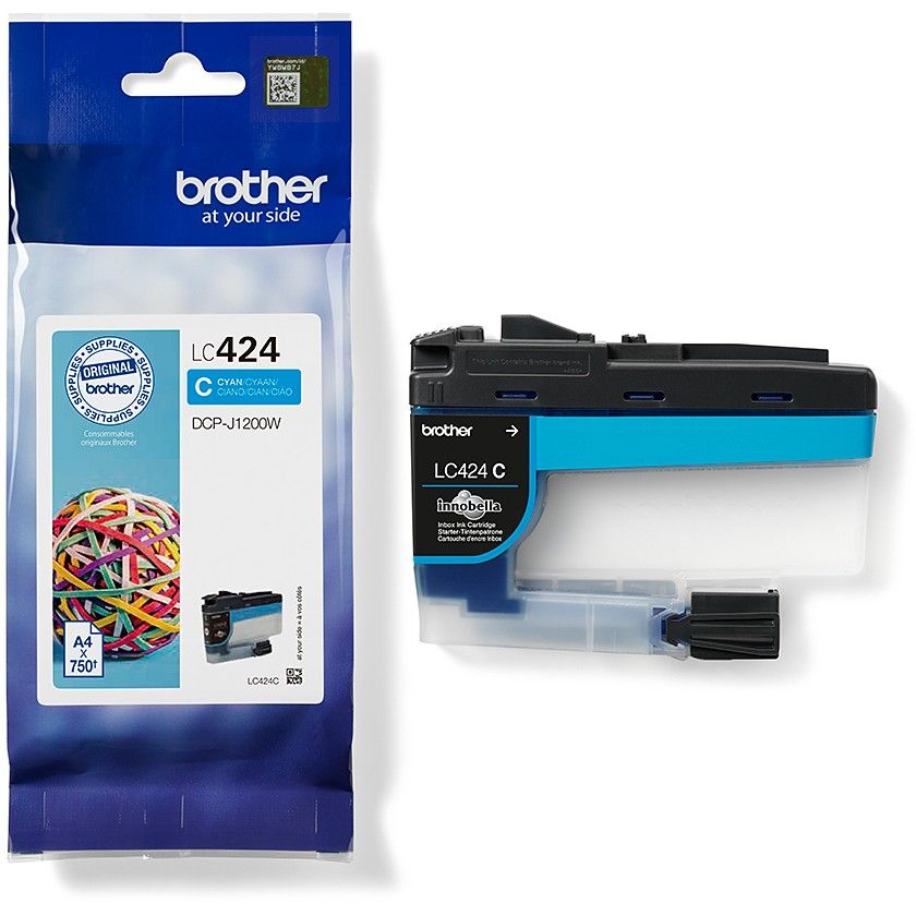 INK Brother LC-424Y – Cyan Ink Cartridge - Figura 2