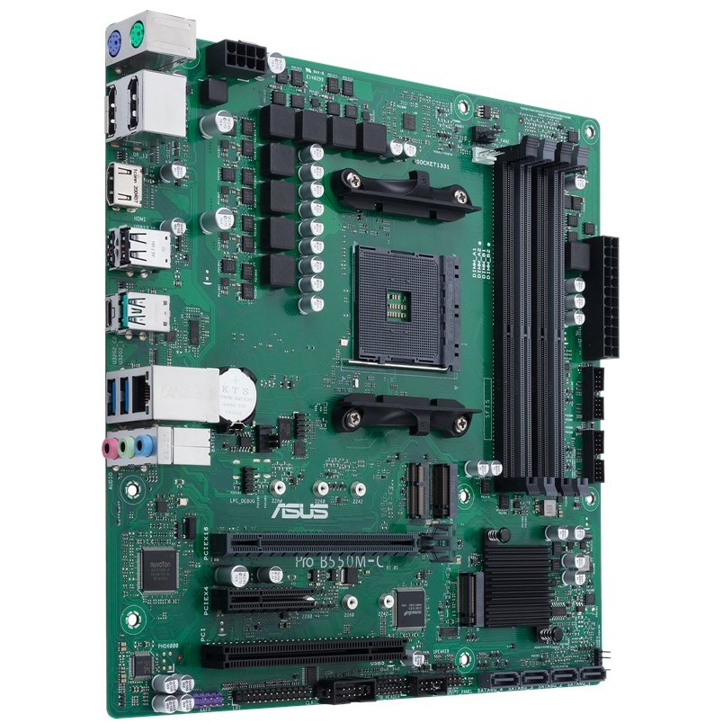 Pllakë Amë AMD AM4 ASUS Pro B550M-C/CSM / DDR4 / HDMI+DP - Figura 2