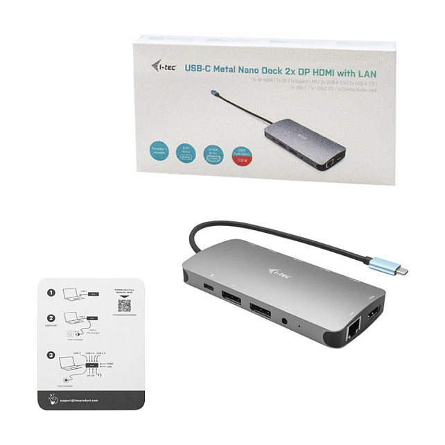Docking Station I‑TEC Metal USB-C Nano Universal / 100W PD - Figura 4