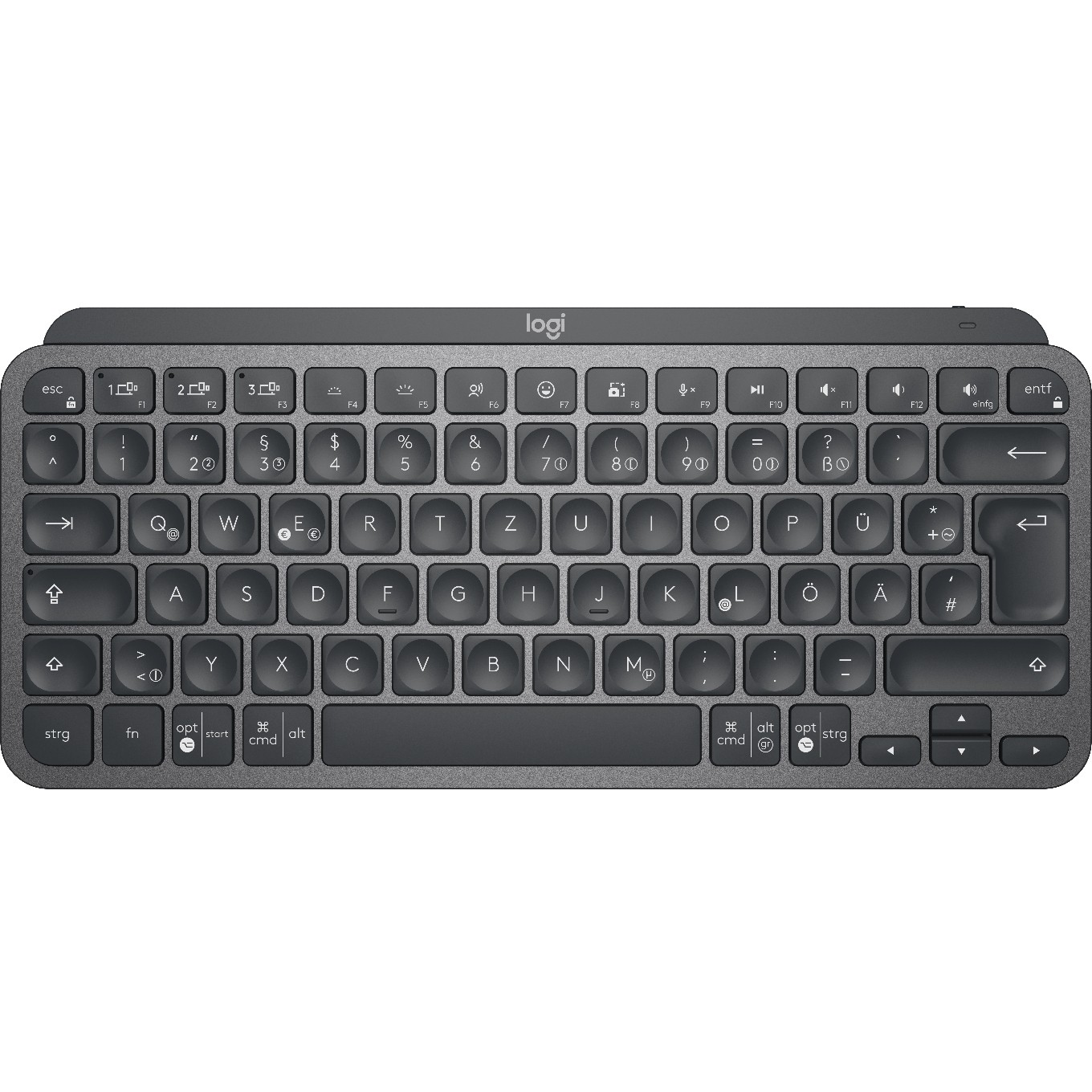 Tastierë Logitech MX Keys Mini / Bluetooth / QWERTZ / grafit