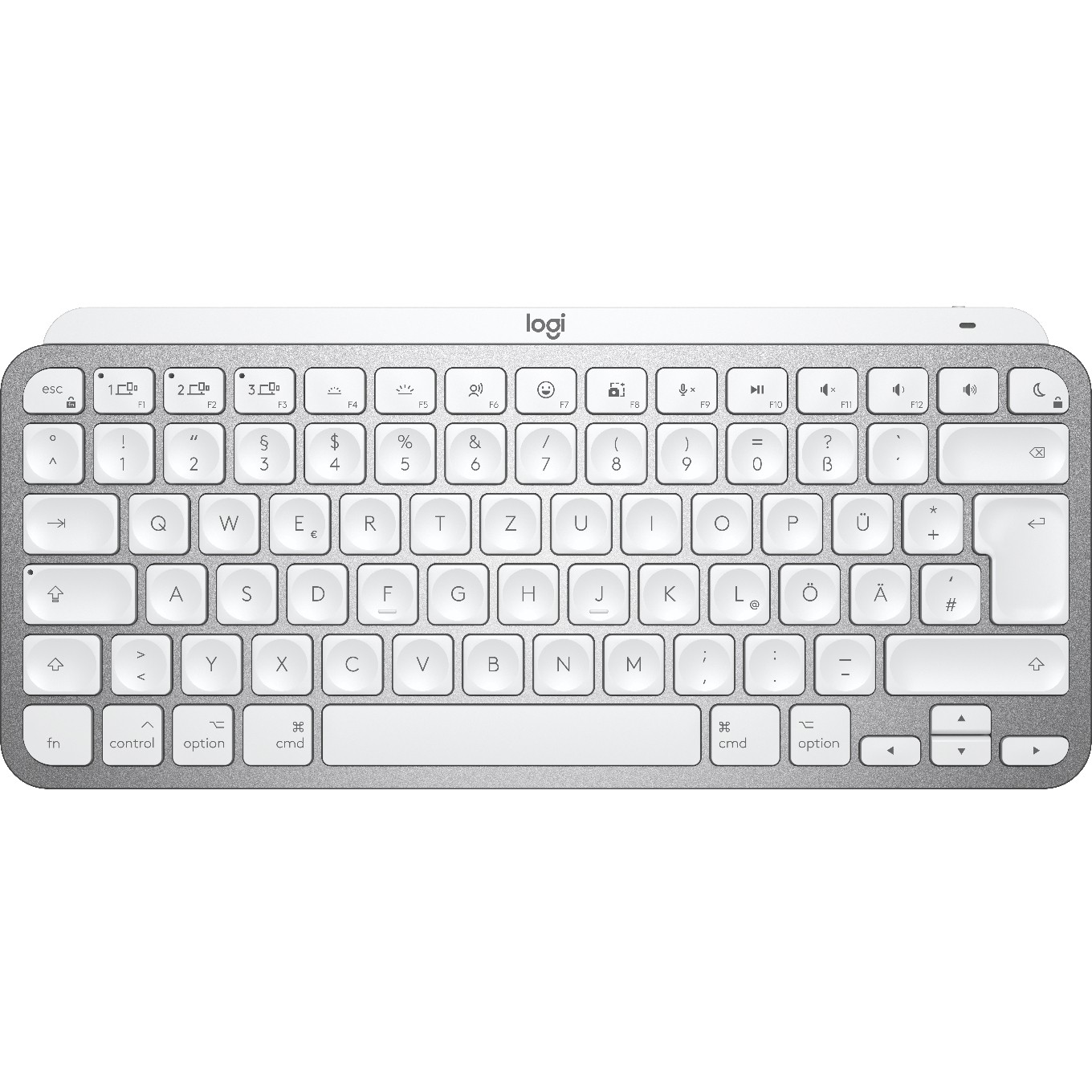 Tastierë pa kabllo Logitech MX Keys Mini për Mac / QWERTZ - Gri