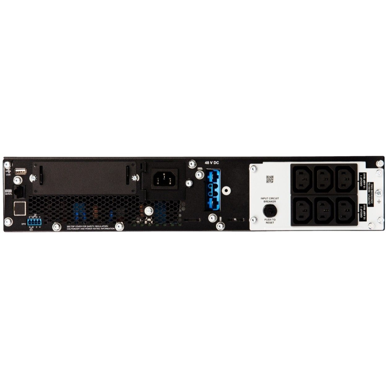 APC Smart-UPS On-Line SRT1000RMXLI – 1000VA / 1000W Rack 2U UPS with Pure Sine Wave, AVR & LCD (230V) - Figura 2