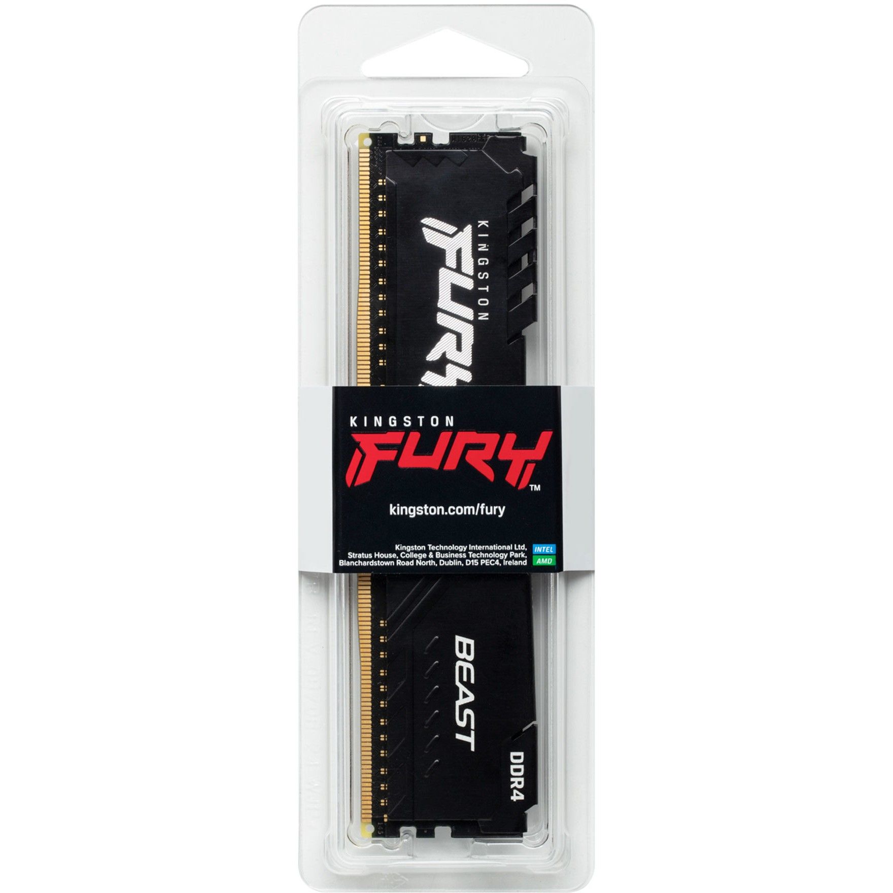DDR4 Kingston Fury Beast DDR4 / 16 GB, 3200 MHz, Black, KF432C16BB1/16 - RAM Memorie - Figura 4