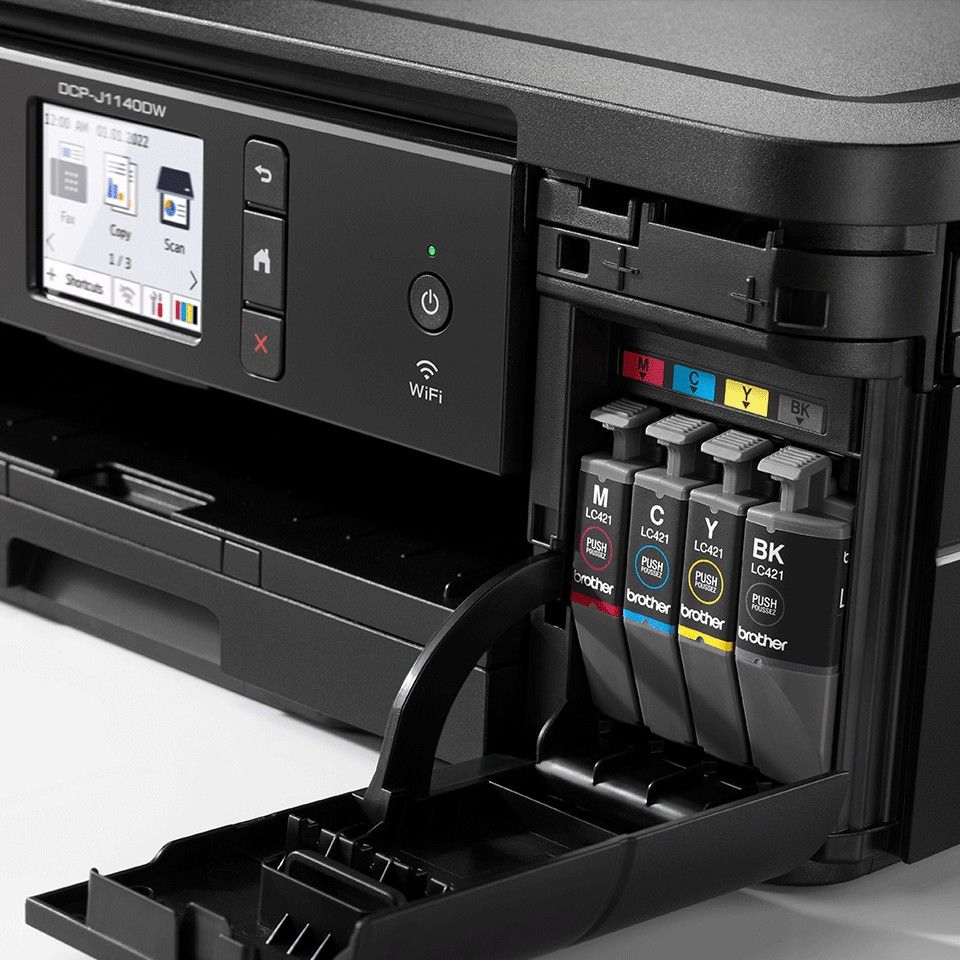 Printer Inkjet Brother DCP-J1140DW 3in1 A4 / Wi-Fi / Duplex / 17ppm - Zezë - Figura 3