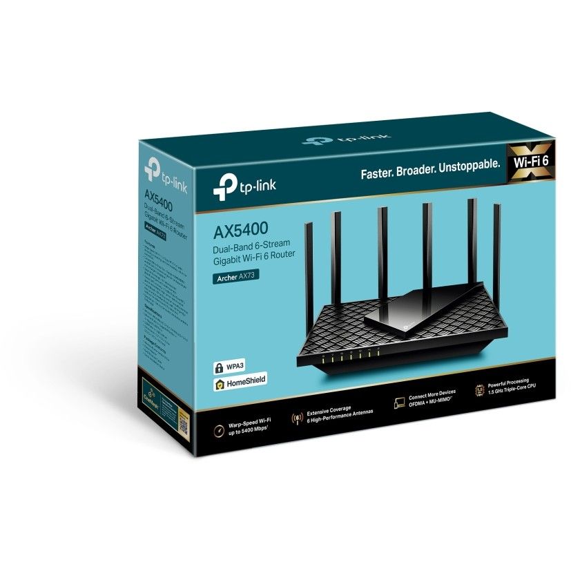 Ruter TP-LINK Archer AX73 – AX5400 Dual-Band Wi-Fi 6 Router - Figura 4