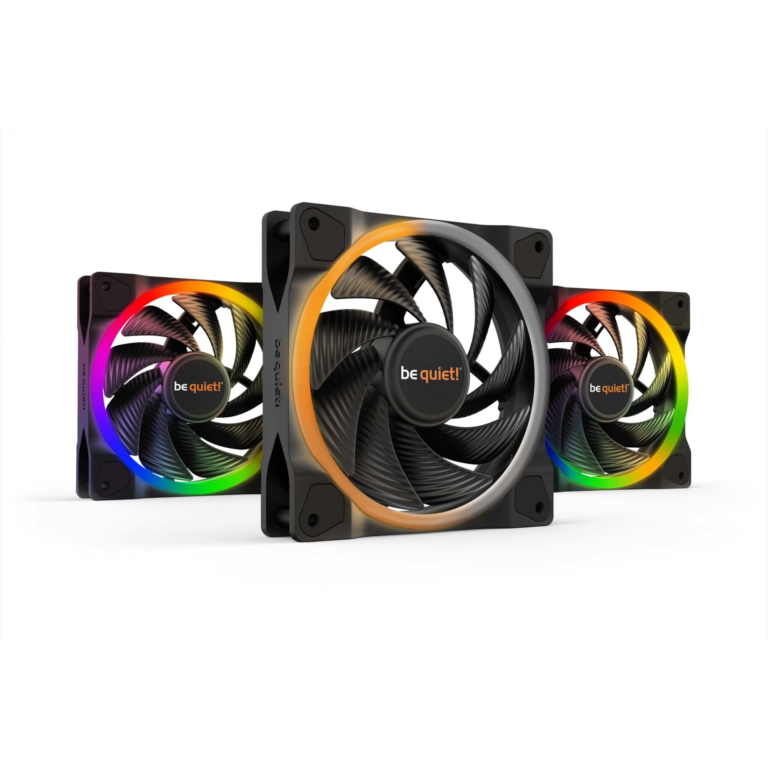 Ftohës 120mm be quiet! LIGHT WINGS 120mm PWM high-speed ARGB Triple-Pack