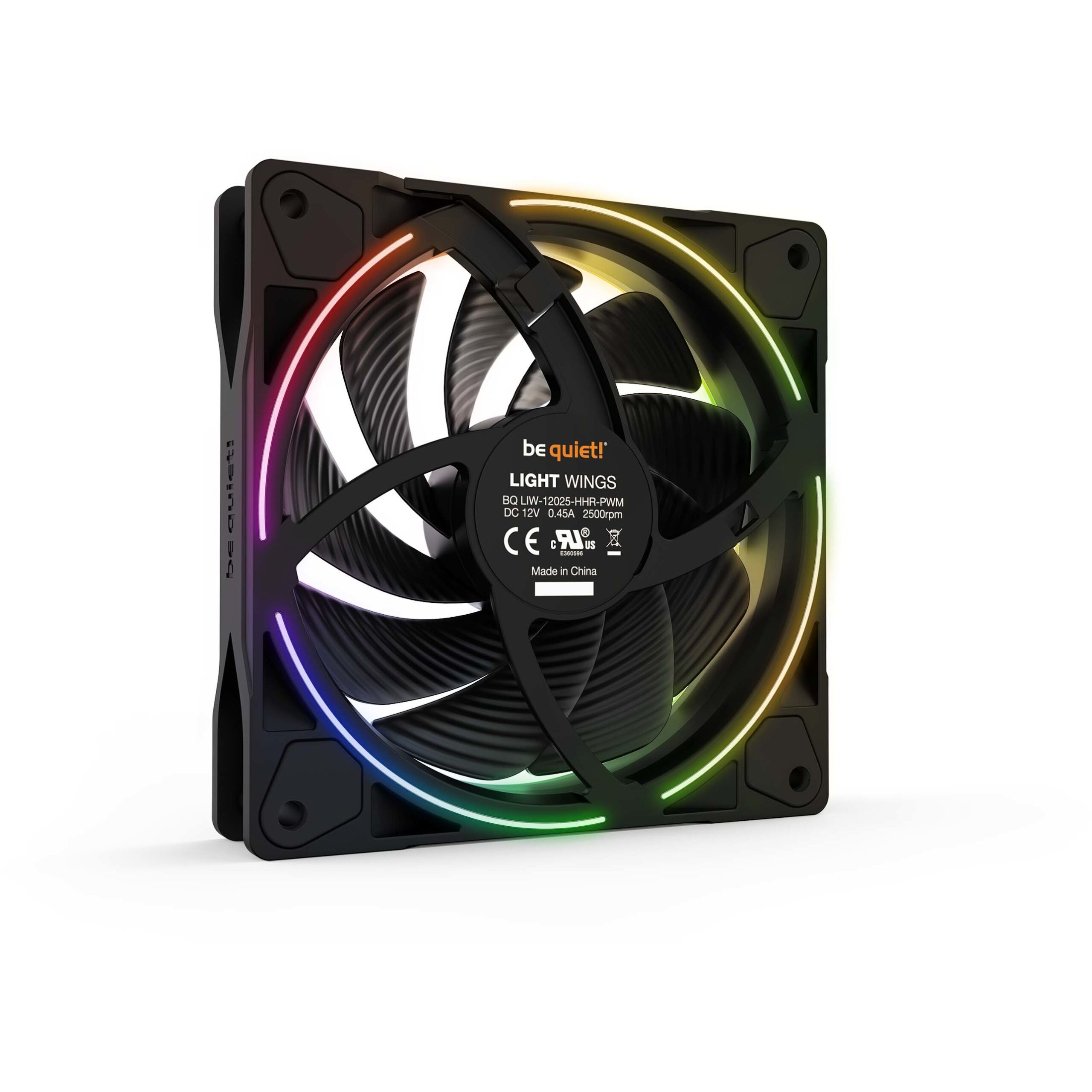 Ftohës 120mm be quiet! LIGHT WINGS 120mm PWM high-speed ARGB Triple-Pack - Figura 4