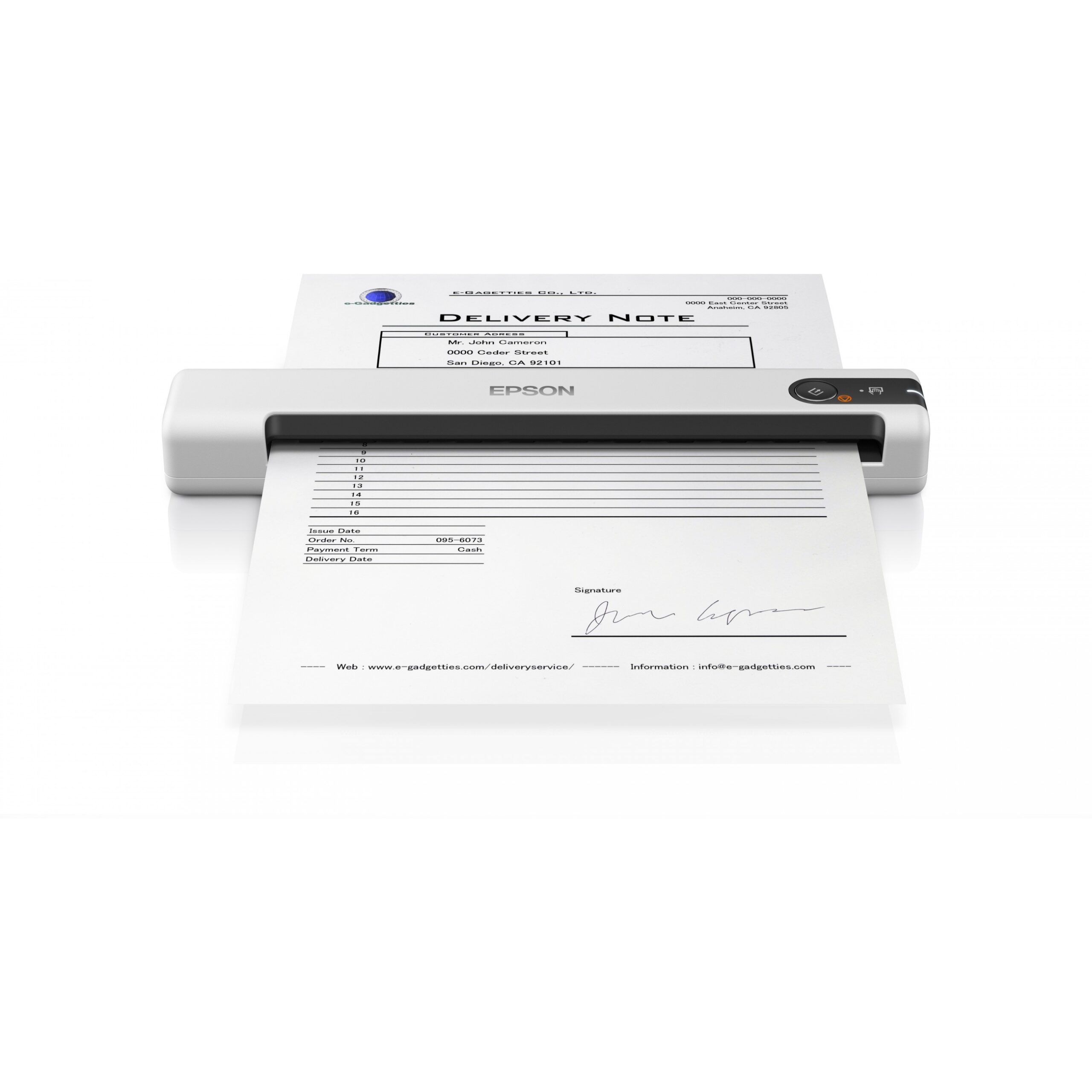 Skaner Epson WorkForce DS-70 / A4 / Mobile Document Scanner USB - Bardhë - Figura 3