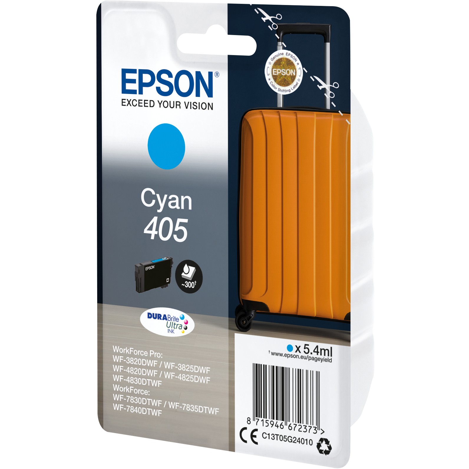 INK Epson 405 6LB Singlepack – Blu (DURABrite Ultra) - Figura 2