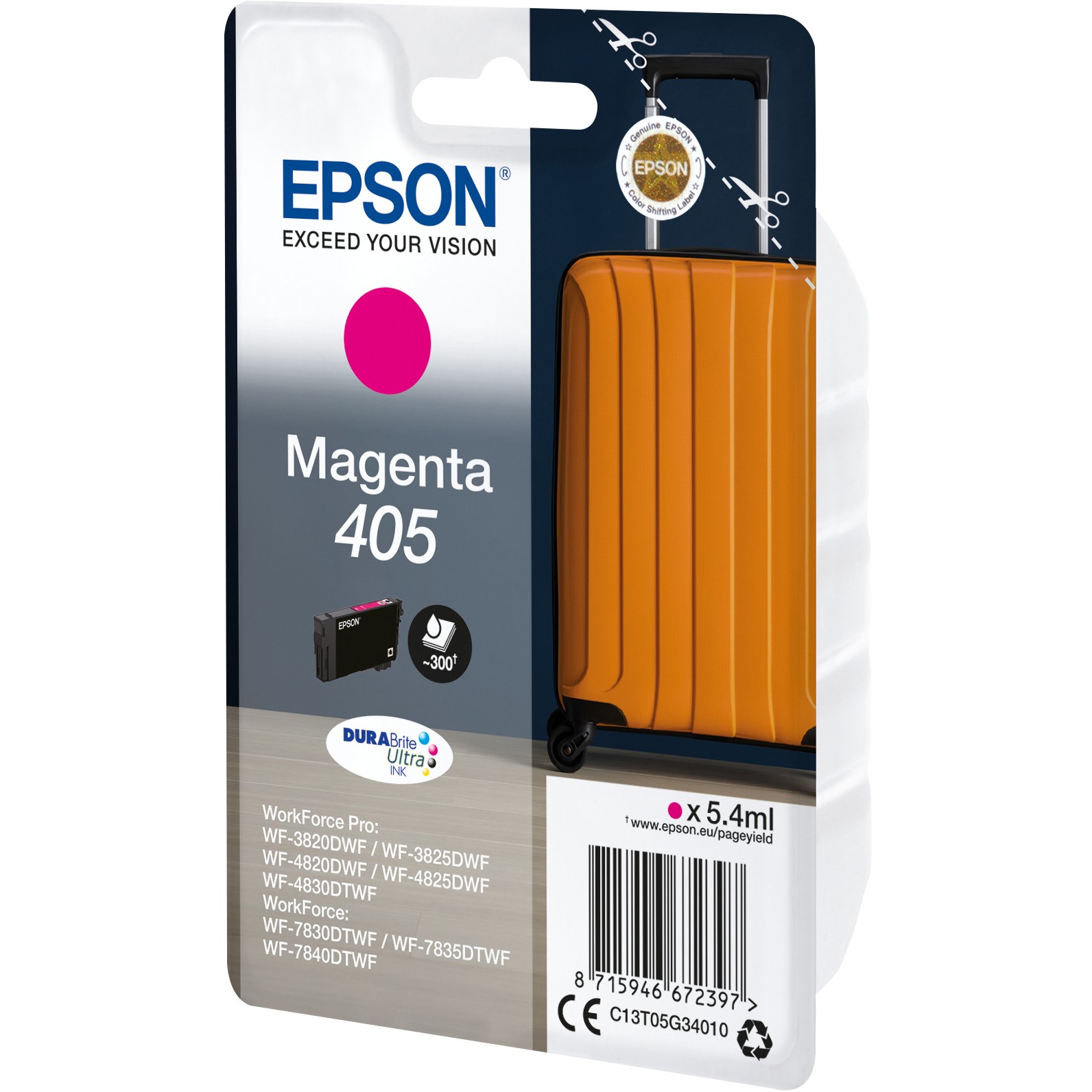 INK Epson 405 2LB Singlepack – Rozë (DURABrite Ultra) - Figura 2