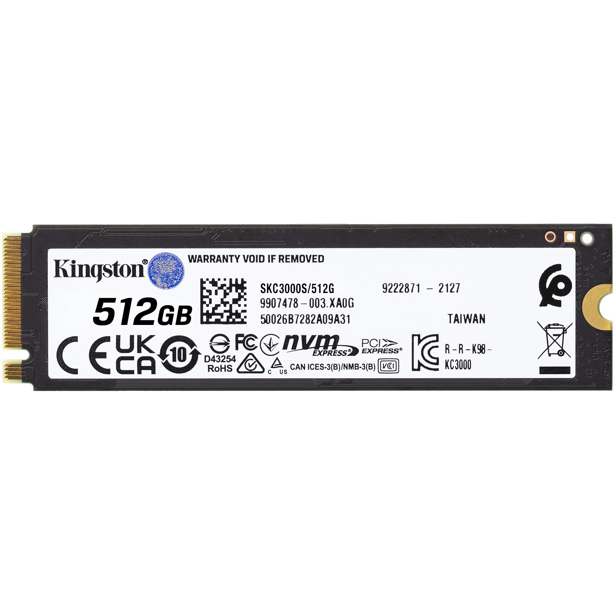 SSD të Brendshëm M.2 512GB Kingston KC3000 NVMe PCIe 4.0 x 4 - Figura 2