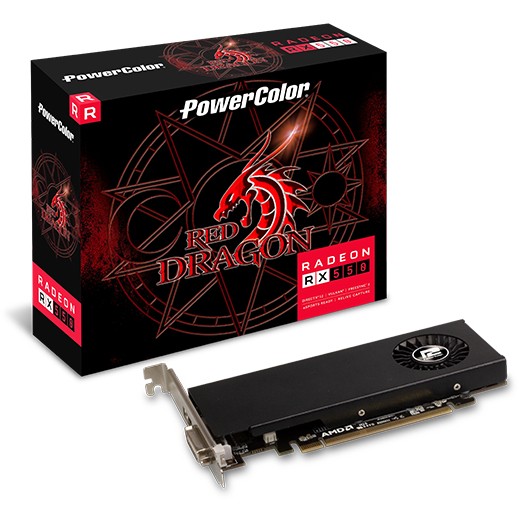 Kartelë Grafike AMD RX 550 4GB PowerColor Red Dragon Radeon LP DDR5 - Figura 2