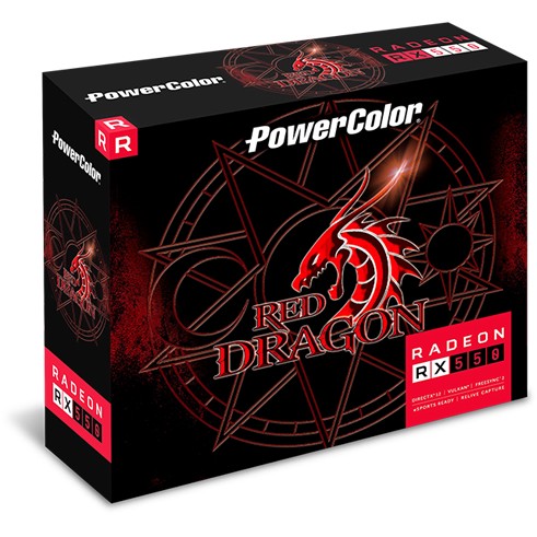 Kartelë Grafike AMD RX 550 4GB PowerColor Red Dragon Radeon LP DDR5 - Figura 3
