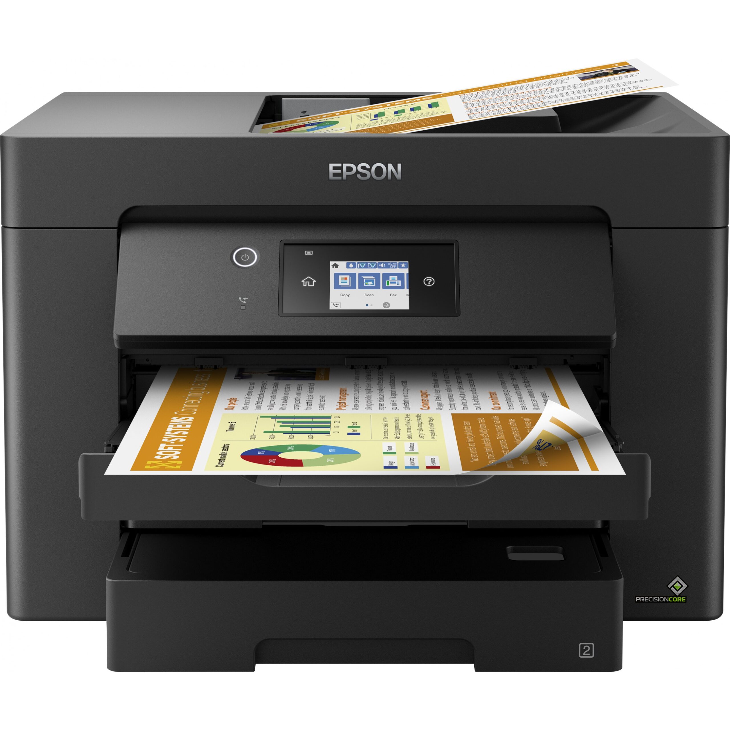 Printer T Epson WorkForce WF-7830DTWF 4in1 A4/A3 LAN WLAN WiFi Duplex ADF - Figura 2