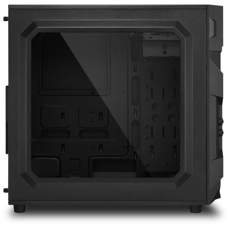 Kasë Midi Sharkoon VG7-W RGB ATX – Zezë - Figura 3