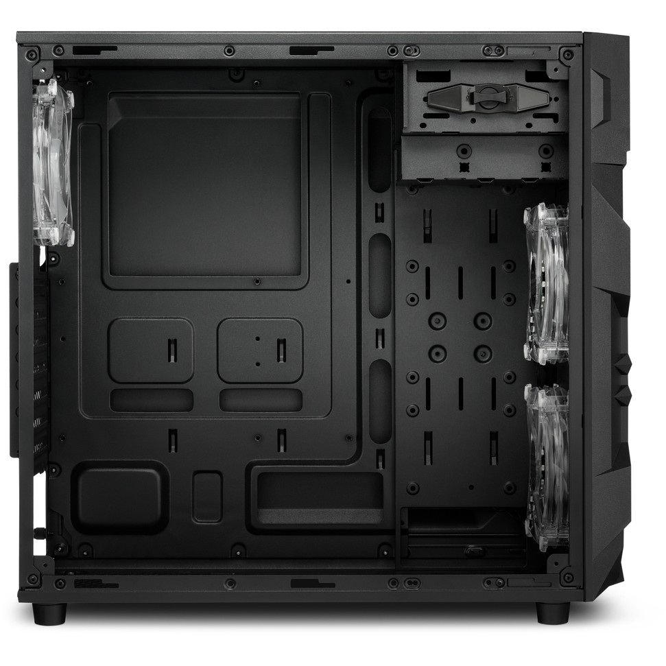 Kasë Midi Sharkoon VG7-W RGB ATX – Zezë - Figura 4