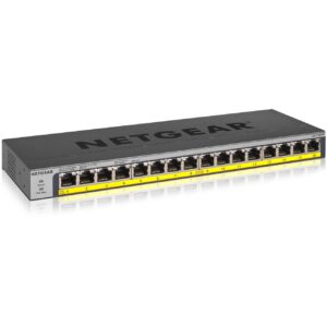 Switch 16P Netgear GS116PP RM PoE+