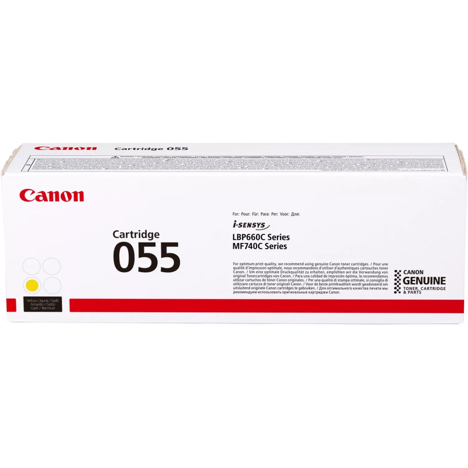 Toner Canon 055 Gelb i verdhë, për deri në 2,100 faqe - Figura 2