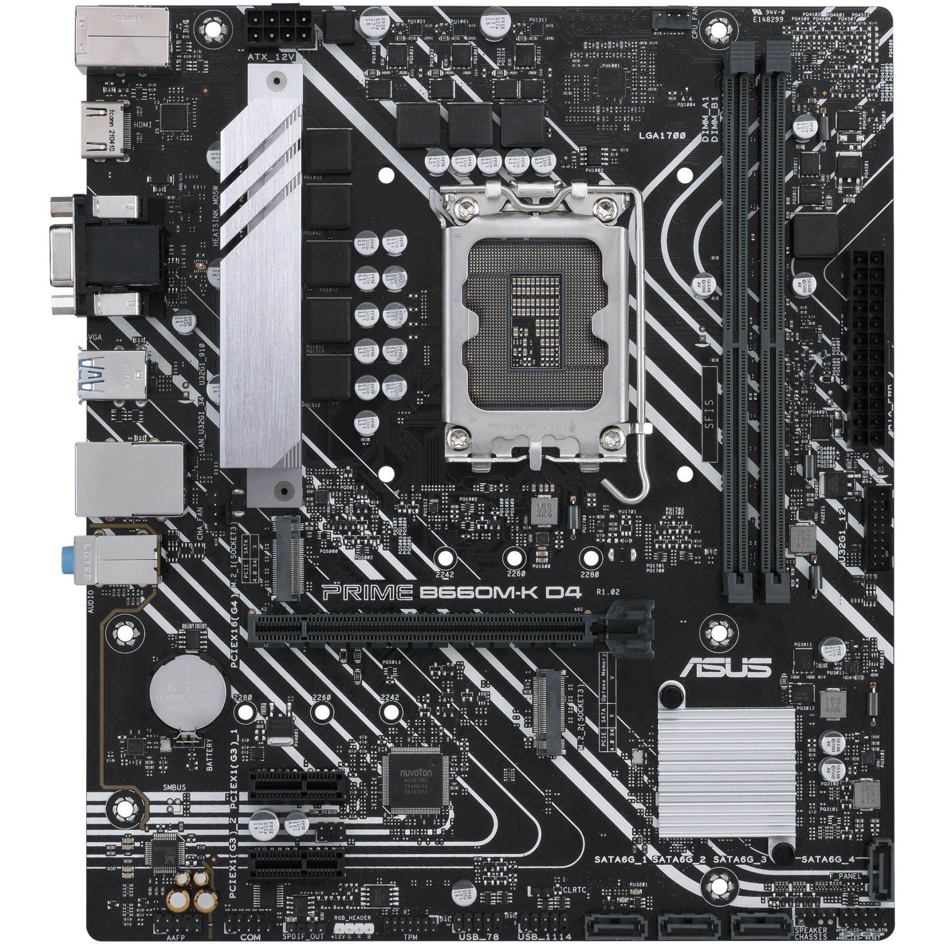 Pllakë Amë MB Intel 1700 ASUS PRIME B660M-K DDR4