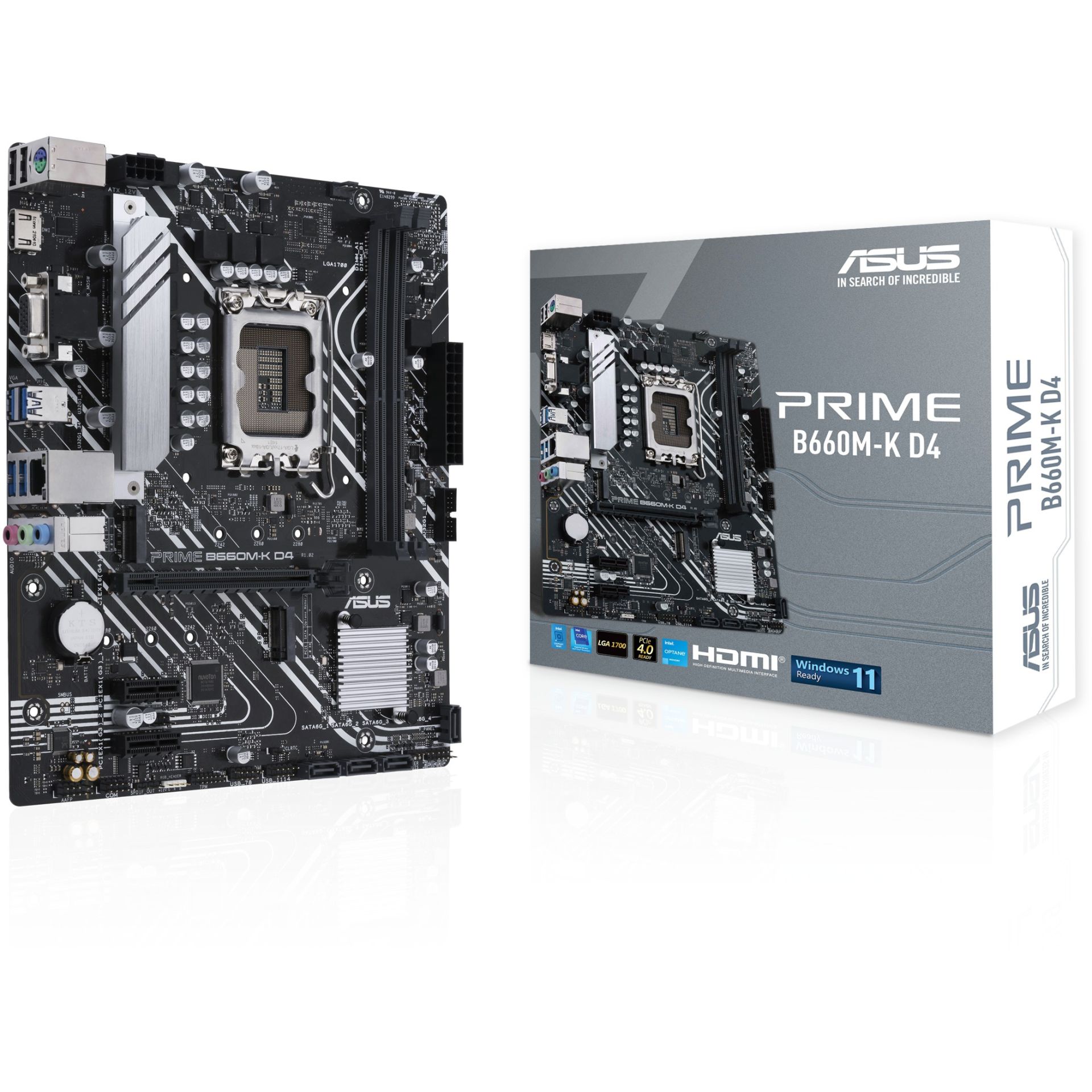 Pllakë Amë MB Intel 1700 ASUS PRIME B660M-K DDR4 - Figura 2