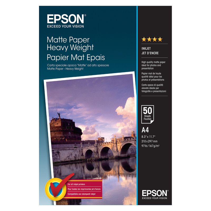 Letër Epson C13S041256 / A4 / Heavyweight Paper