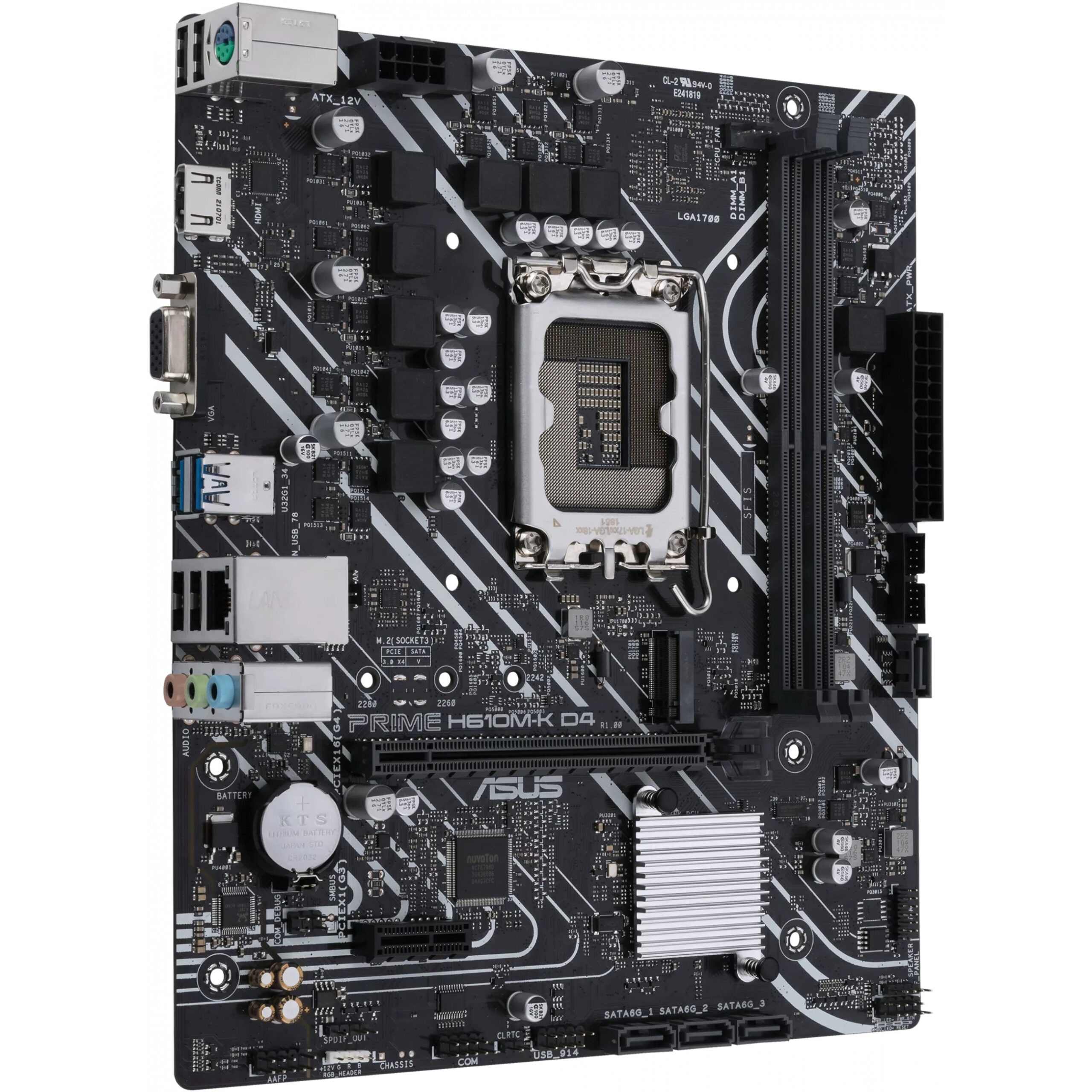 Pllakë Amë MB Intel ASUS PRIME H610M-K / LGA 1700 / DDR4 / HDMI+VGA - Figura 3