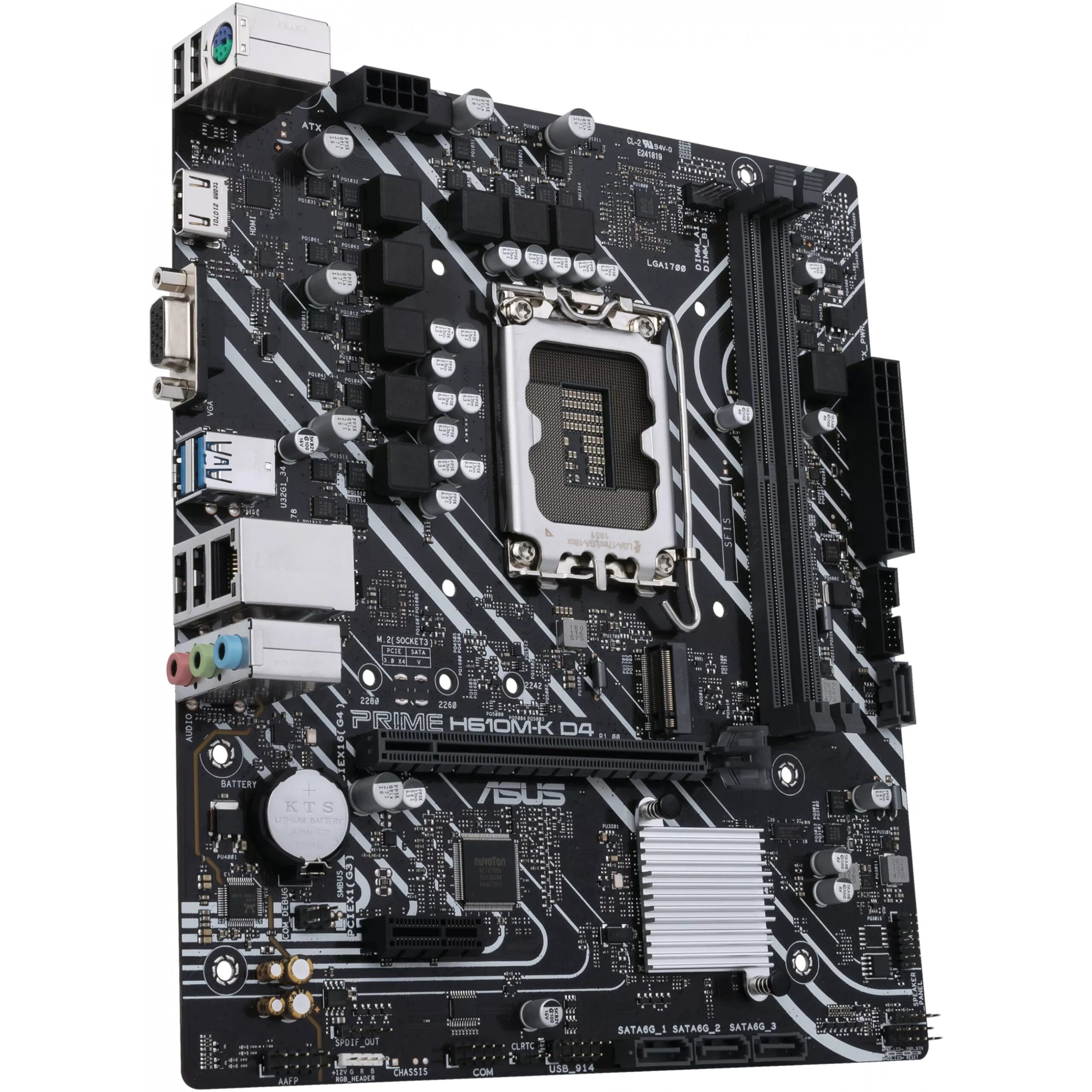 Pllakë Amë MB Intel ASUS PRIME H610M-K / LGA 1700 / DDR4 / HDMI+VGA - Figura 4