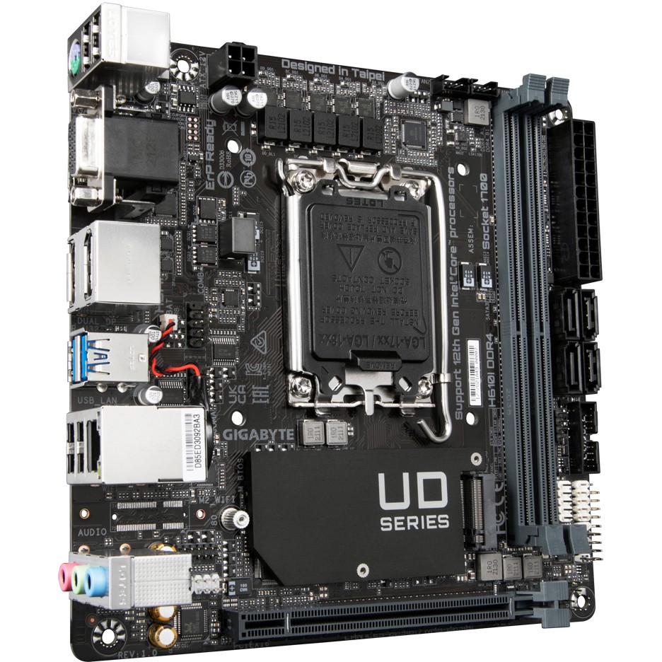 Pllakë Amë Gigabyte H610I DDR4 H ITX - Figura 2