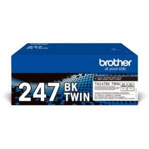 Toner Brother TN-247BKTWIN / 2 copë  deri në 3.000 faqe secila – Zezë