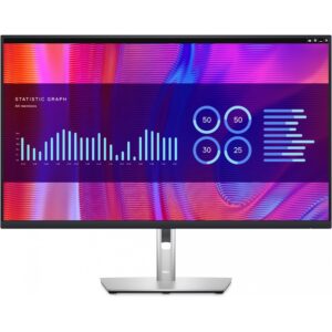 Monitor për Punë  Dell P3223DE 80cm/31.5'' (2560x1440)16:9 5ms IPS HDMI DisplayPort USB-C USB VESA Pivot QHD Black/Silver