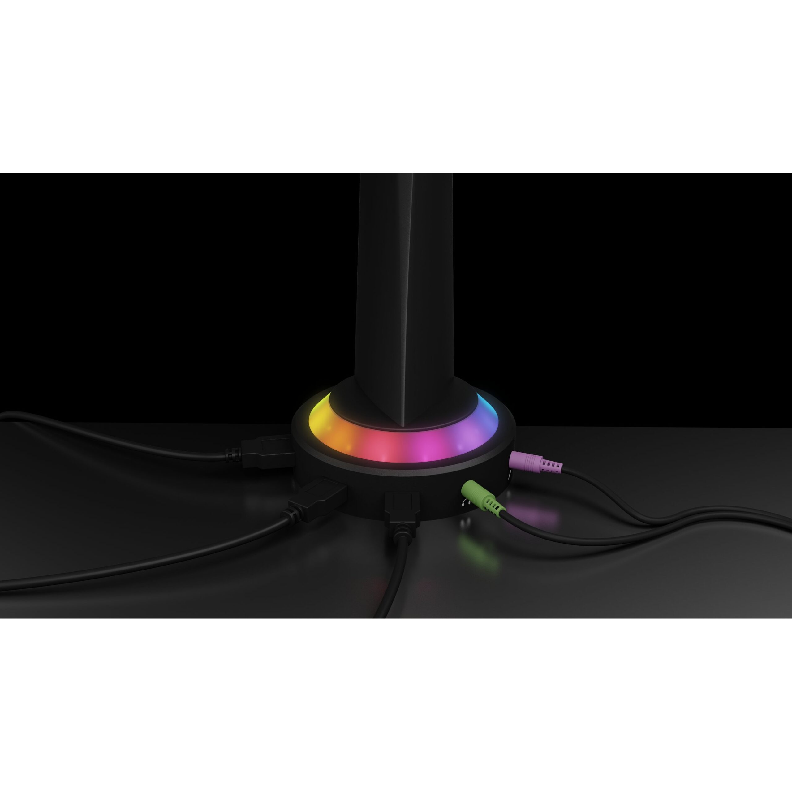 Mbajtëse për Monitor ICY BOX Gaming 32" 8KG USB3.0 RGB Light - Figura 3