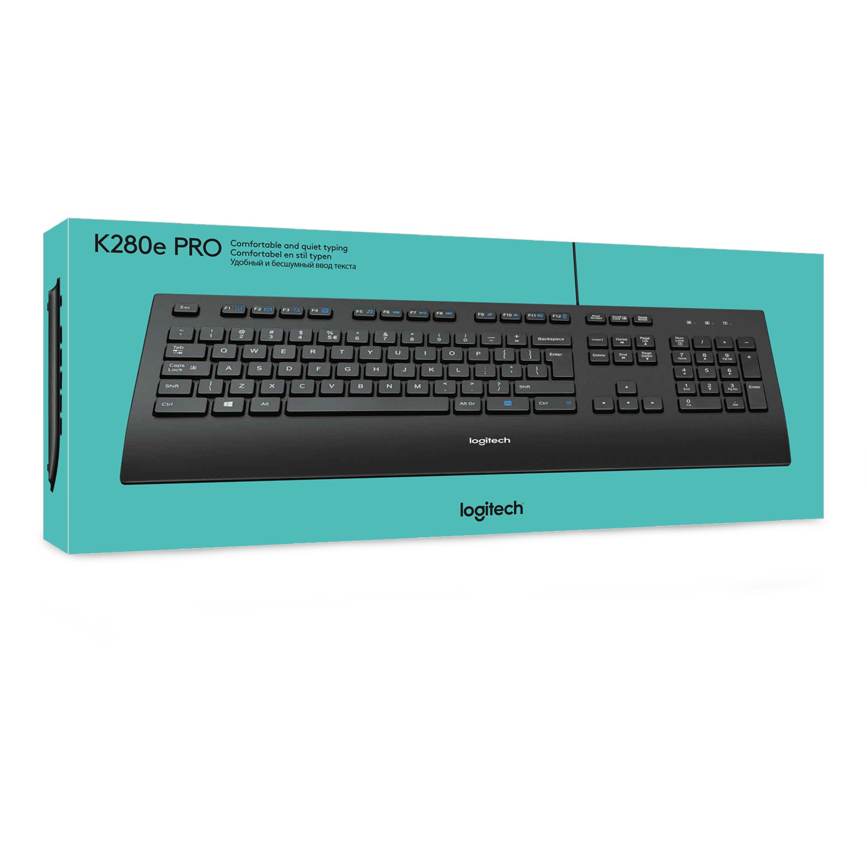 Tastierë Logitech Corded K280e USB, QWERTY US - Figura 3