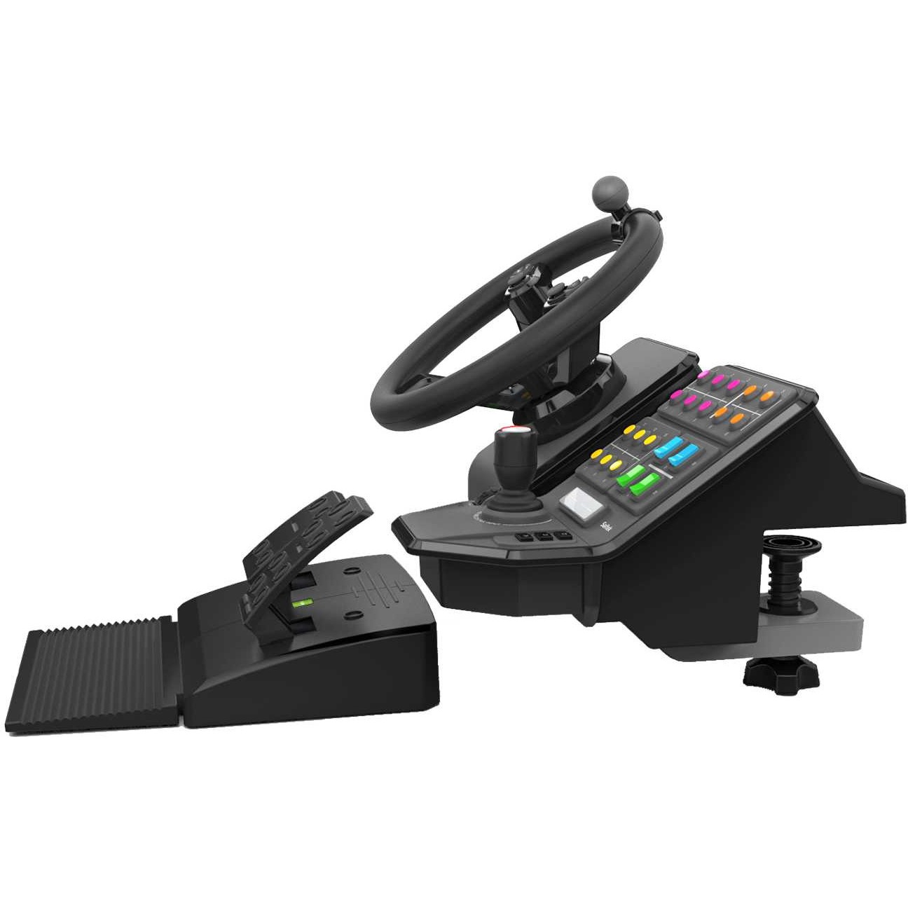 Set Timon & Kontroller për Simulator Bujqësie – Logitech G Saitek + Panel Kontrolli me Butona & Levë - Figura 2