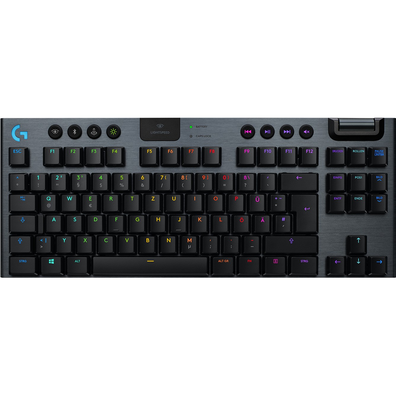 Tastierë Gaming Logitech G915 TKL RGB / QWERTZ / German Language - Zezë