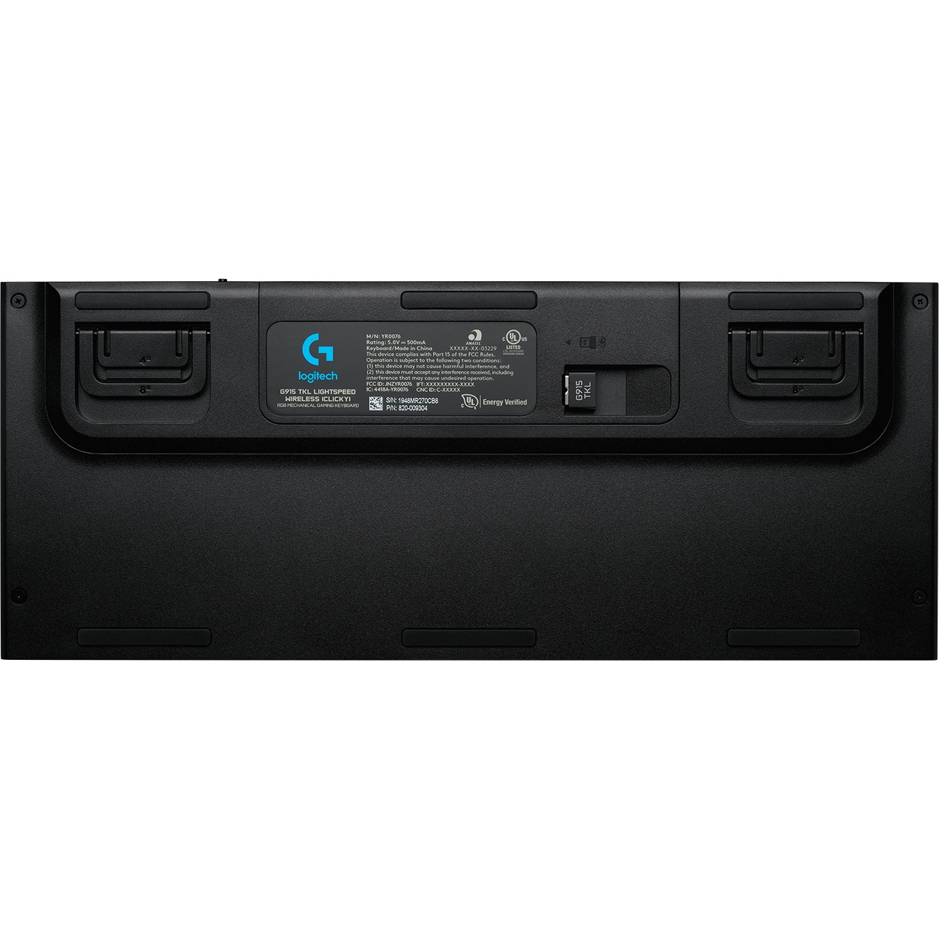 Tastierë Gaming Logitech G915 TKL RGB / QWERTZ / German Language - Zezë - Figura 5
