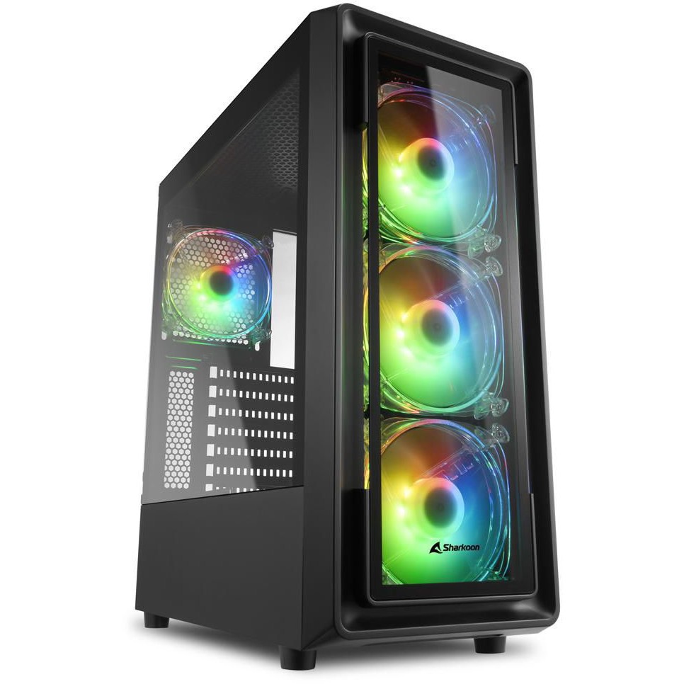 Kasë Midi Sharkoon TK4, RGB - Figura 2